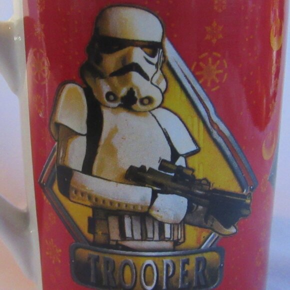 Lucasfilms 2014 Star Wars Darth Vader, Yoda and Troopers Mug                b111 - Picture 3 of 4
